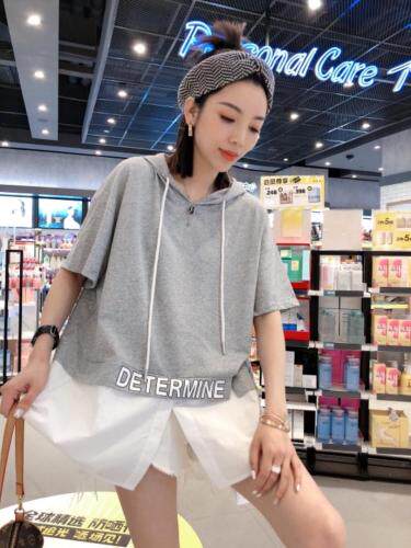 拼接款帽衫，百搭不挑人，女装，一杭