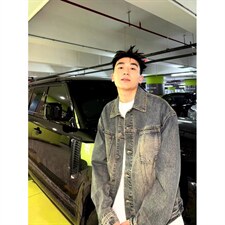 1506/QW0300/P45春秋新款牛仔外套男青年落肩袖复古牛仔外衣潮装，男装工装外套，星座1506