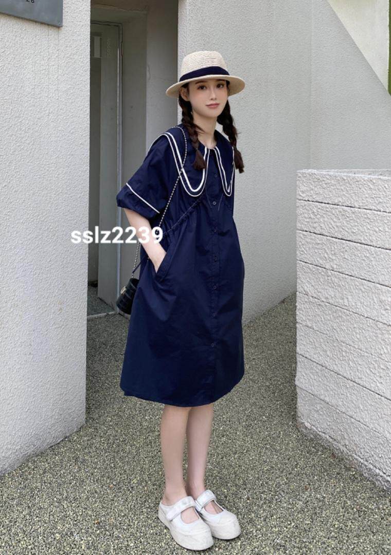 休闲时尚韩版连衣裙、不挑人穿搭随意。，女装连衣裙，时尚靓姿