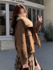 现货新款2185-P465-K669-90白鸭绒派克服，女装羽绒服，韩然一族