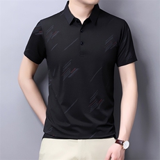 2024年新款高端时尚男士T恤P45，男装T恤，电商D223-1