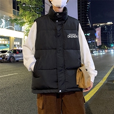 夜景50新标时尚字母印花宽松保暖羽绒马甲A247-MJ617P115控158，男装背心/马甲，电商A247