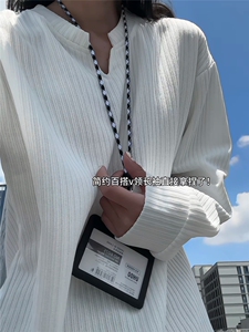 XZ809A/SYR48/特P24/控48    肌理感V领长袖T恤卫衣图片