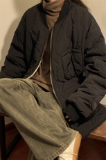 中性风黄灯葫芦燕尾服设计加绒双侧开叉棉衣男MY770104P135控168，男装棉衣，星座227-7