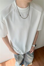 主推夏季新品2026玉米格半袖打底衫男士夏装短袖T恤上衣S408-特19，男装T恤，电商A233-1