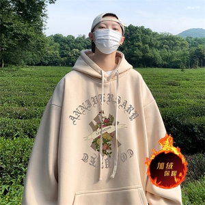 500克重磅秋冬美式加绒加厚卫衣外套DL1558常规特P35加绒特40图片