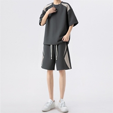 新款休闲夏季套装，男装休闲套装，星座1106-2（原1111B）