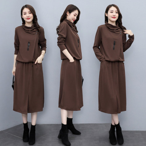 2025春季新款休闲套装流行时尚针织套装裙，女装套装/套裙，施恩睿棋