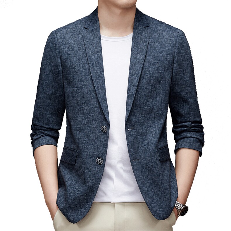 DJ2299钱塘2020-3新款时尚休闲百搭简约西服中年男士货稳P147,男装西服,钱塘207-3