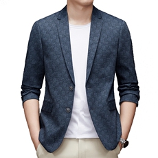 DJ2299钱塘2020-3新款时尚休闲百搭简约西服中年男士货稳P147，男装西服，钱塘207-3