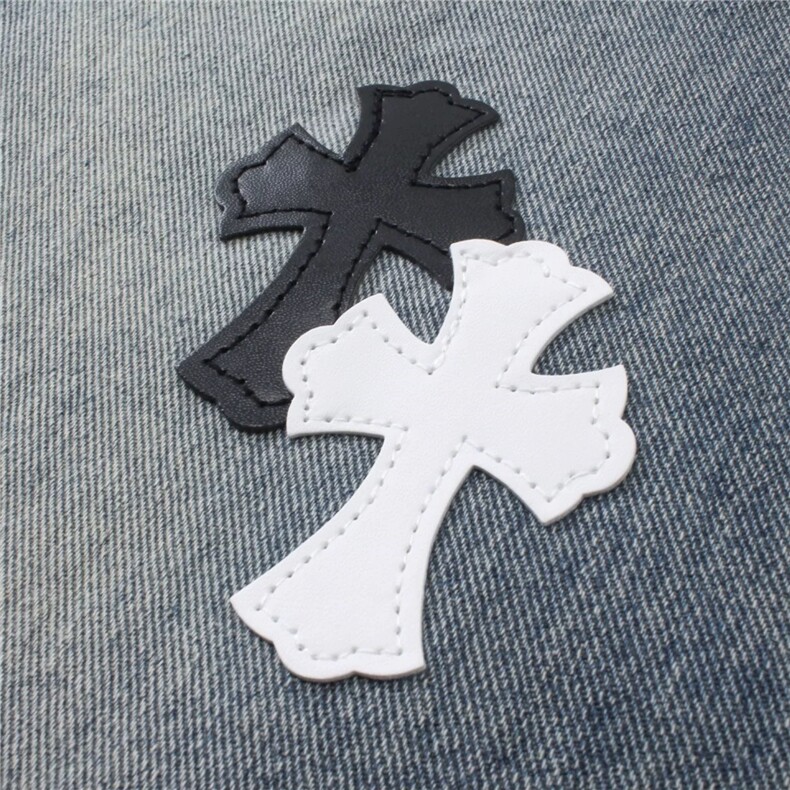 1506-1/KT9221/P61高品潮牌贴皮梵文十字架做旧水洗浅蓝牛仔裤,男装牛仔裤,星座1506-1
