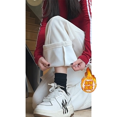 加绒加厚欧棉绒灯芯绒休闲裤直筒弯刀裤A493特P45控78，男装休闲裤，电商A309