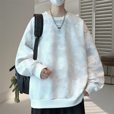 卫衣男青年春秋长袖青少年潮流休闲宽松学生打底衫WY3411-P55，男装T恤，星座1105-3