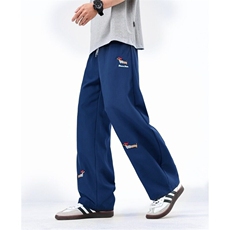 V063-P30夏季冰丝薄款休闲腊肠狗裤子男女中性运动长裤，女装休闲裤，星座911-1