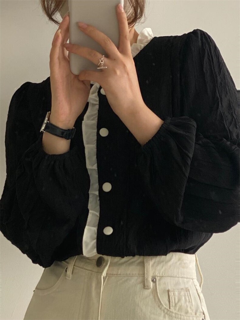 木耳边皱皱小衫，其它，土布鱼