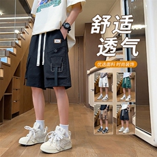 青年男士夏季工装短裤男纯色休闲薄款5分裤C208A-6706A-特P28控49，男装牛仔裤，电商C208A