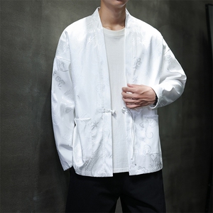 2026春装新款 加厚龙纹夹克开衫外套 唐装汉服 潮流 2512-P50图片