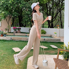 大量现货主推夏装假2件运动套装9815-P125-K178，女装套装/套裙，2C129