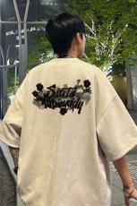 量大优供视频重磅麂皮绒短袖T恤男JPDX228-特P19，男装T恤，电商B367