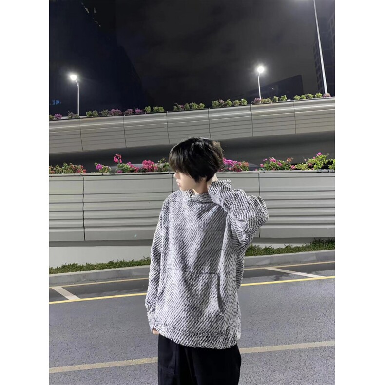 满天星小香风卫衣男款重磅硬挺连帽衫美式高级感上衣WY143-P70图片