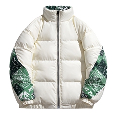 新款秋冬季外套立领腰果花棉衣男士宽松棉袄棉服A068-YKM21-TP108，男装棉衣，电商A068
