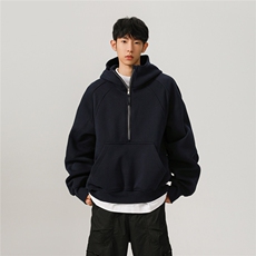 高品质cleanfit450g重磅套头版拉链卫衣外套TTTB17-特P78控128，男装卫衣，星座1315