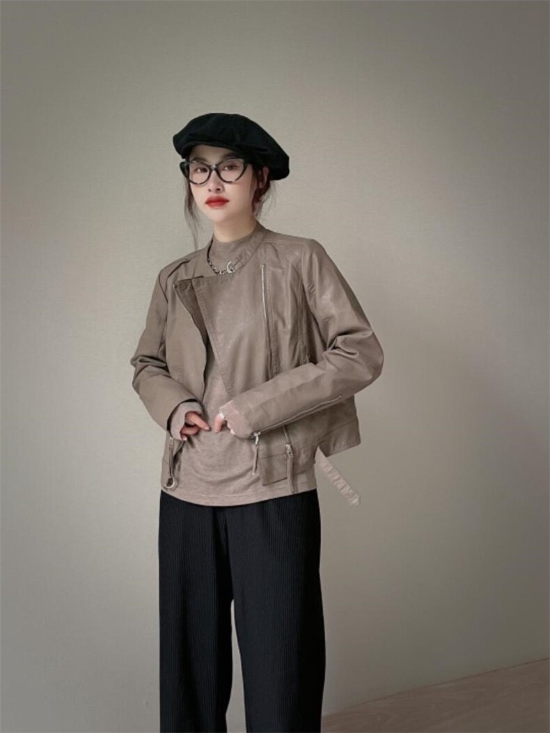 皮衣，女装皮衣，麦缇诺