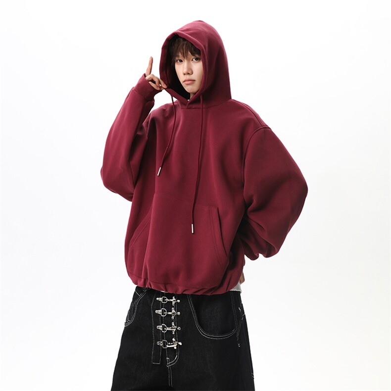 M42717-尺码M-2XL-P88-X138-无影墙-重磅套里卫衣，男装卫衣，电商A408