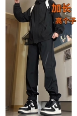 2025春季工装裤子男款美式户外防水防风冲锋裤男长裤百搭休闲裤，男装休闲裤，电商B312