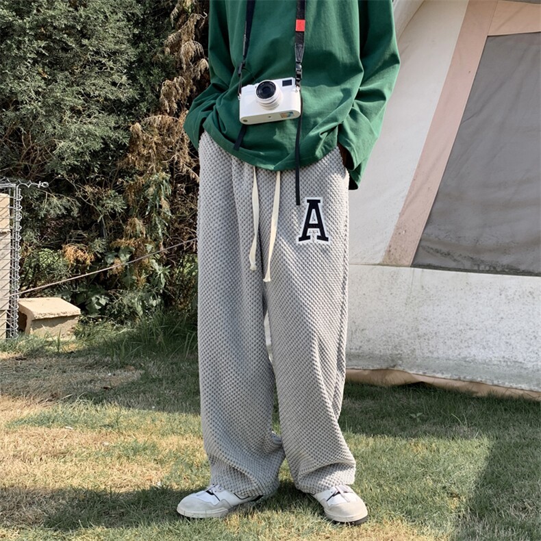 潮牌舒适青春百搭玉米粒休闲长裤227-2*C530*P50控68,男装休闲裤,星座227-2