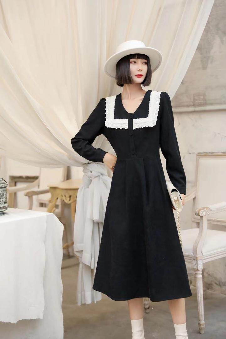 小香风连衣裙，女装连衣裙，博内歌特