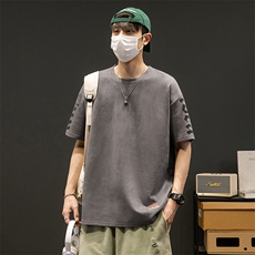 新款短袖男SZON景夏季t恤休闲百搭印花圆领T恤男上衣TC3136-P35，男装T恤，星座717