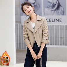 米白色加绒加厚