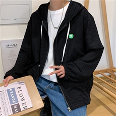 夏季防晒衣男宽松潮流情侣装外套ins港风连帽夹克上衣服F8505-p40，男装夹克，星座1008