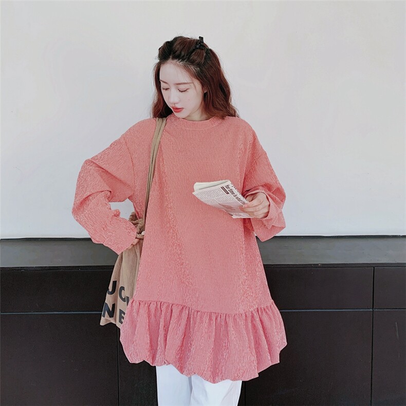 【新款】2C137-8287-P135-K218红格子花苞裙,女装连衣裙,2C137