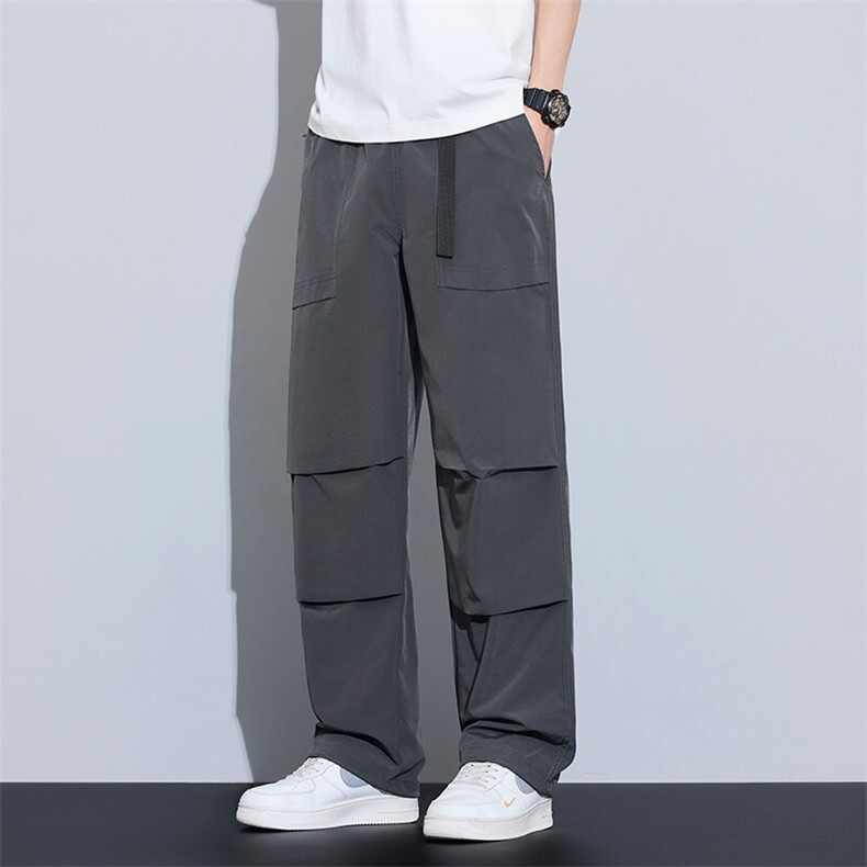 新款宽松冲锋裤冰感直筒休闲美式工装伞兵裤A436-2401-P38,男装休闲裤,电商A436