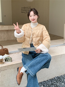 2025年冬季新中式羽绒服短款50白鸭绒RF2C290-6898#-P295-K399图片
