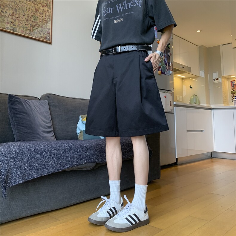 夏季新款美式短裤男潮牌薄款宽松大码运动休闲五分裤子D075-P40,男装牛仔裤,星座308B-2