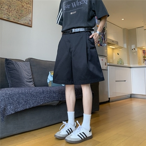 夏季新款美式短裤男潮牌薄款宽松大码运动休闲五分裤子D075-P40图片