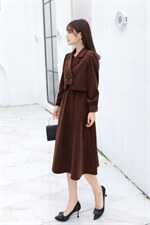 两件套秋冬款连衣裙，女装连衣裙，艾慕缇(1F)