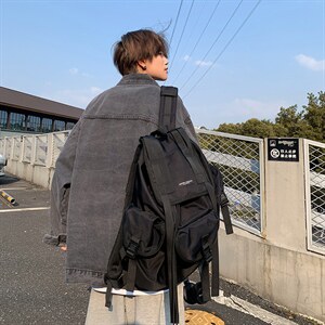 牛仔外套男秋季潮流宽松夹克潮牌韩版百搭港风休闲上衣JK4550-P65，男装工装外套，星座1008-2