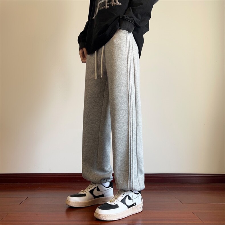 ！2025夏季新款男士华棉卫裤情侣直筒运动裤WK2042特P40,男装休闲裤,电商B220