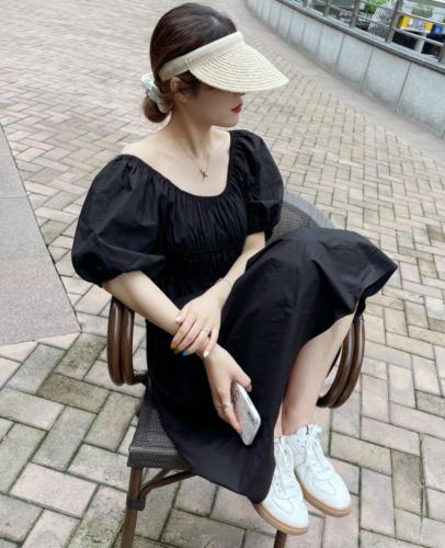 棉布连衣裙颜色很漂亮,女装连衣裙,麦琪