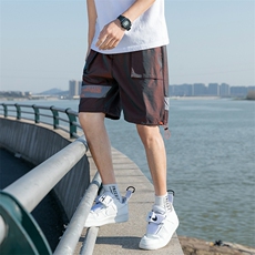 夏季韩版潮流亮面宽松工装短裤五分裤情侣短裤男A305-KX2060-P25，男装休闲裤，电商B306