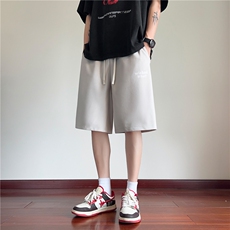 抖音品质夏季新款舒适字母印花宽松短裤B315-K24155-特p30控58，男装休闲裤，电商B315