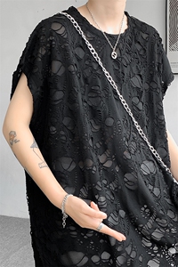 8XL-M 重磅！特大码短袖T恤背心男宽松休闲百搭 篮球服DX318P28图片