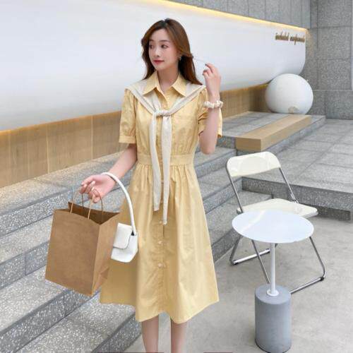 夏季衬衫连衣裙,女装衬衫,E莎