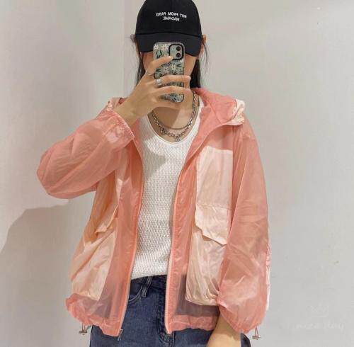 防晒衣外套韩版，女装，桔子酱女孩