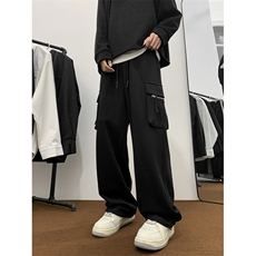 2024春季新款日系工装裤阔腿宽松卫裤休闲长裤现货K7662-P42，男装休闲裤，星座512-3