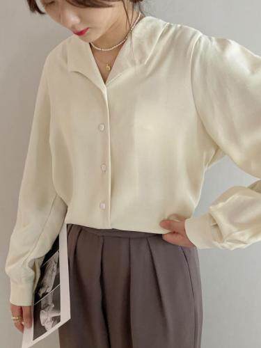 翻领气质款衬衫，女装衬衫，TVMV(4F)